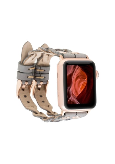 Apple Watch Uyumlu Deri Kordon York Double Tour Rst9 Diğer