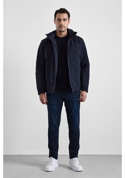 Süvari Lacivert Slim Klasik Yaka Düz Yan Cepli Fermuar Kapitone Rüzgar Geçirmez Mont Mn2008700505-m09 Süvari Lacivert Slim Klasik Yaka Düz Yan Cepli Fermuar Kapitone Rüzgar Geçirmez Mont Mn2008700505-m09