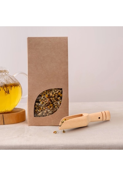 Love Yaprak Tay Infuser Seti Kapak Ahşap Kaşık Boş Drawstring File Torba Wooden Spoon Diğer