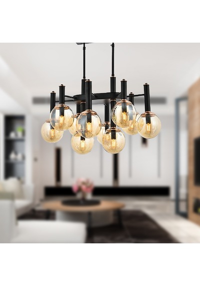Erna 10Lu Sarkıt Modern Retro Sarkıt , Salon Avize