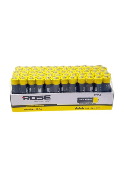Rose Aaa İnce 1.5v Kalem Pil 60'lı Paket