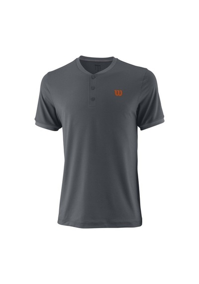Wilson Uwıı Henley Dk Gri Erkek Tenis T-Shirt Wra762906 Wilson Uwıı Henley Dk Gri Erkek Tenis T-Shirt Wra762906