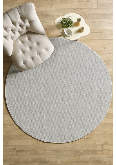 Modern Halı Sisal Bukleli Halı Gümüş Halı Salon Halısı Oturma Odası Halısı Yuvarlak Halı Gümüş