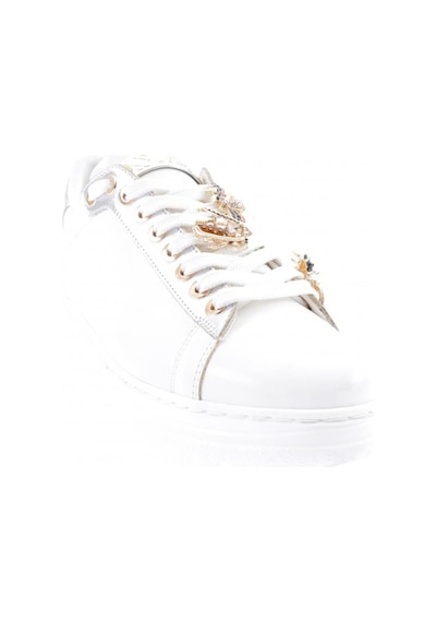 Dgn Es852-23y Kadin Kalin Taban Ari Tokali Sneakers Ayakkabi ES852-2007-R0198 Beyaz