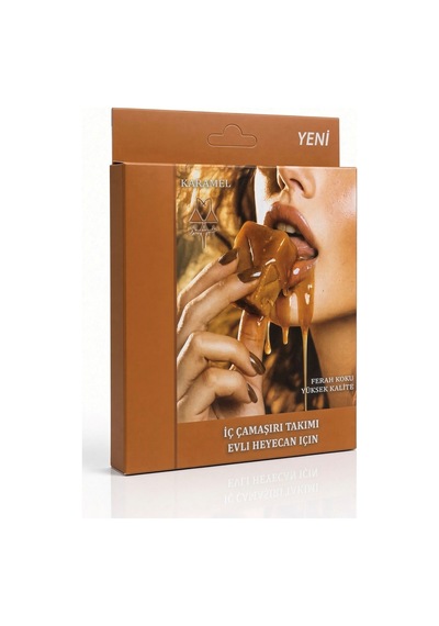 Colezium Karamel Aromalı Yenilebilir İç Çamaşırı Takımı - Renkli / Standart Çok Renkli