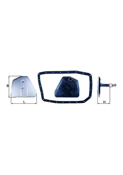 Mahle Hx162d Otomatik Şanzıman Yagı Fıltre Seti Bmw E65 E66 E67 E83 E53 E70 E71 E72 24117543550