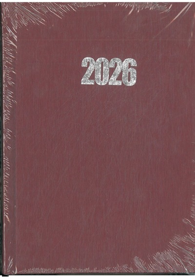 Özkan 2026 Ajanda 14x20 Cilt Bezli Bordo Hafta Sonları Birleşik Bordo