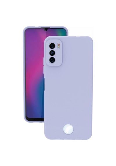 Reeder S19 Max Pro S Kılıf Kamera Korumalı Silikon Rubber Arka Kapak Lila