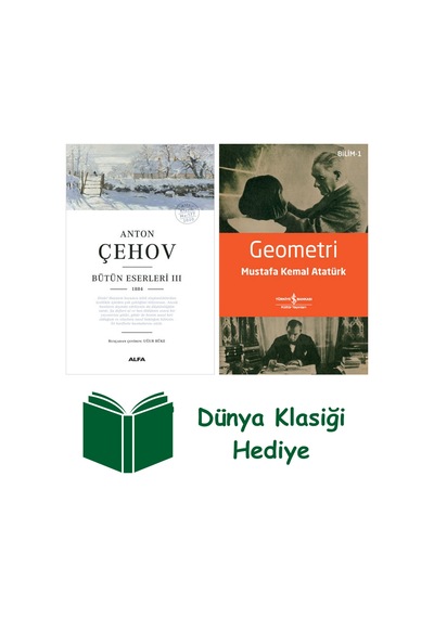 Anton Çehov Bütün Eserleri 3 + Geometri + Dünya Klasiği Hediye