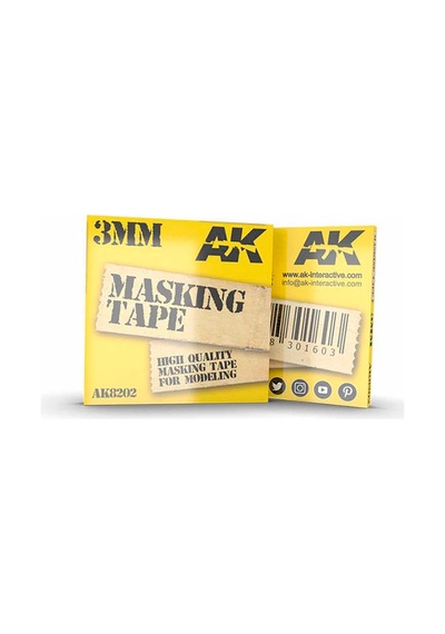 Ak 8202 3mm X 20 Metre Maskeleme Bandı