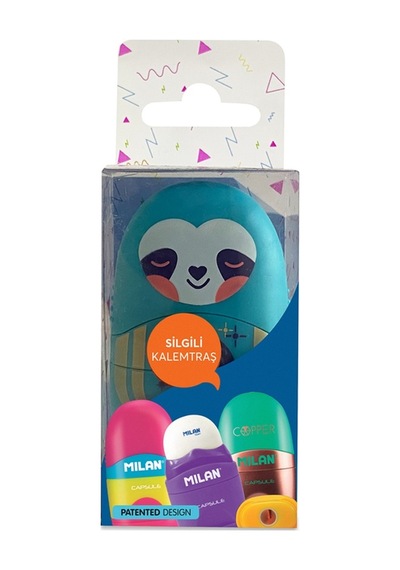 Mılan 4701116cd Capsule Cuddle Kalemtraş-silgi Blister