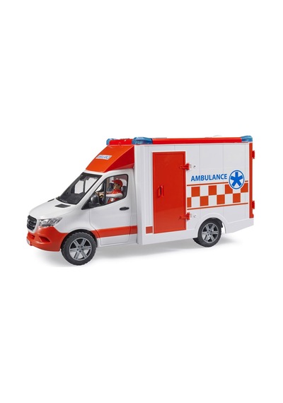 Bruder Mercedes Benz Sprinter Sirenli Ambulans ve Ekibi  Br02676