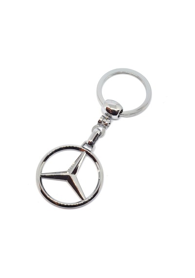 Hyundai Uyumlu Logolu Metal Otomobil Anahtarlığı - Krom Kaplamalı