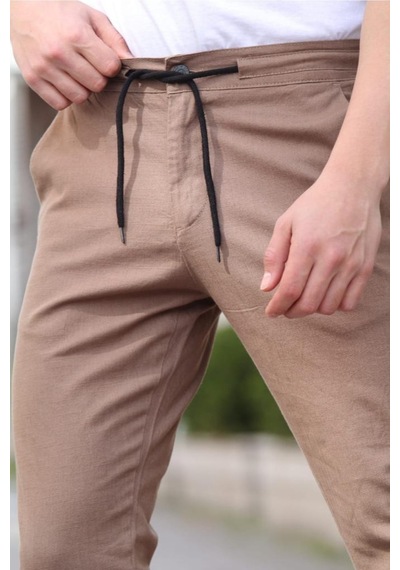 Cool Tarz Kahverengi Erkek Eganis Ipli Jogger Düğmeli Kumaş Pantolon-jggrkmpnt01r0434 Kahverengi Kahverengi Cool Tarz Kahverengi Erkek Eganis Ipli Jogger Düğmeli Kumaş Pantolon-jggrkmpnt01r0434 Kahverengi Kahverengi