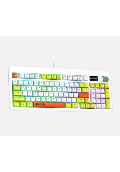 Bronzturq Mk1120 Rgb 3n1 Wired + 2.4g + Bluetooth Mekanik Klavye