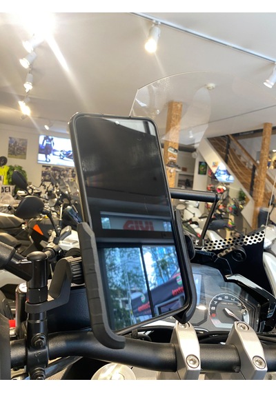 Bee Connect Vespa/django Uyumlu Motosiklet Telefon Tutucu Mat Siyah