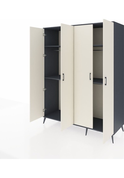 Kronos Gardrop 4 Raflı 4 Kapaklı 4 Askılı 176x59x221 Antrasit-aytaşı/antrasit Aytaşı/antrasit Kronos Gardrop 4 Raflı 4 Kapaklı 4 Askılı 176x59x221 Antrasit-aytaşı/antrasit Aytaşı/antrasit