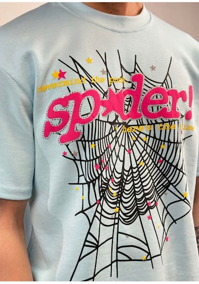Zaee Spider Taş Detay Oversize Tişört Çok Renkli Zaee Spider Taş Detay Oversize Tişört Çok Renkli