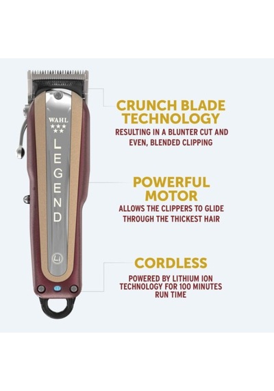 Wahl 08594-016 Legend Cordless Şajlı Saç Sakal Kesme Makinesi