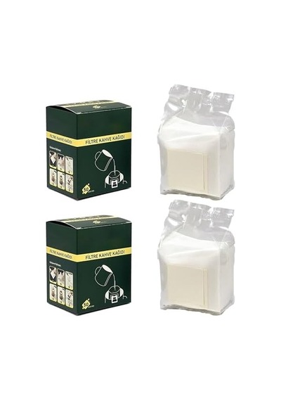 Filtre Kahve Kağıdı, 50 Adet, Beyaz 100 Çelik