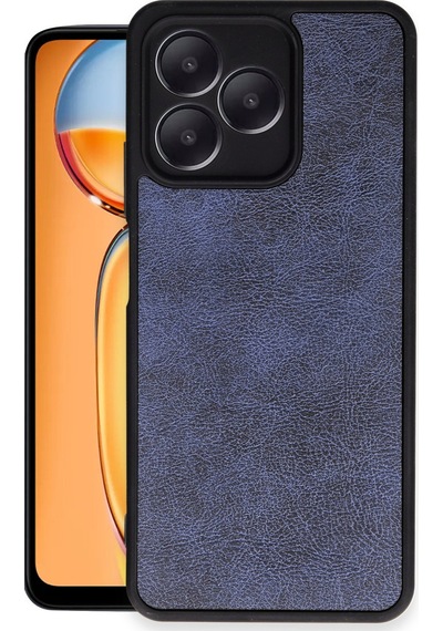Realme Note 50 4g Uyumlu Kılıf Aras Deri Kapak - Lacivert