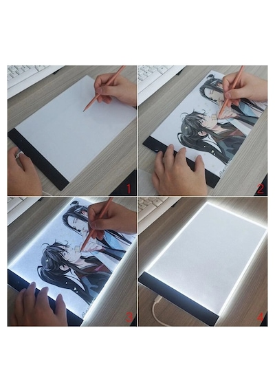 Monozone A5 Led Işıklı Çizim Kopyalama Çizim Yansıtma Tableti