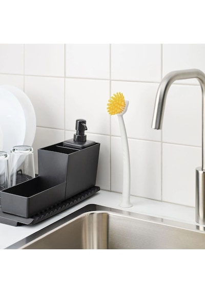 Ikea Rınnıg Bulaşık Fırçası 29 Cm Beyaz Sarı Tekli