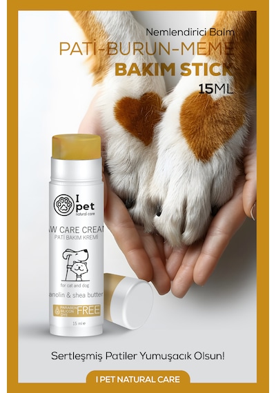 Kedi Köpek Pati Bakım Kremi, Stick Doğal Nemlendirici Çatlak Giderici