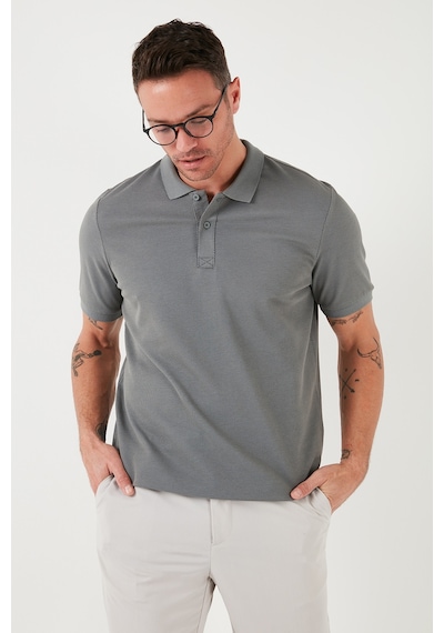 Buratti Regular Fit Pamuklu Düğmeli Erkek Polo Yaka T Shirt 5902326 Açık Haki