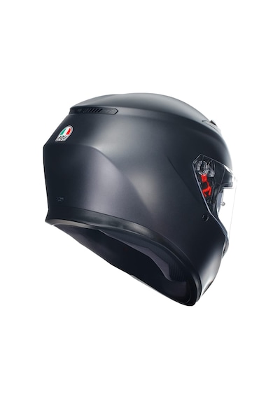 K3 Motosiklet Kaskı Mono Kapalı Kask Matt Black L Diğer