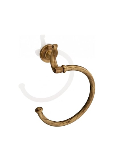 Bagno & Association Duvara Monte Oval Havluluk   Pirinç Antik Bro Bronz