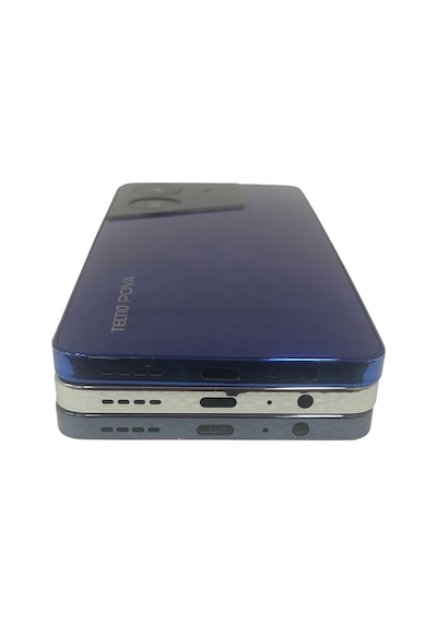Tecno Pova 5 Lh7n Kasa Arka Kapak Pil Kapağı Mavi