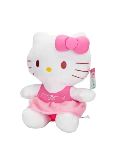 Peluş Hello Kitty Pembe Elbiseli Fiyonklu Peluş 36 Cm Pelüş