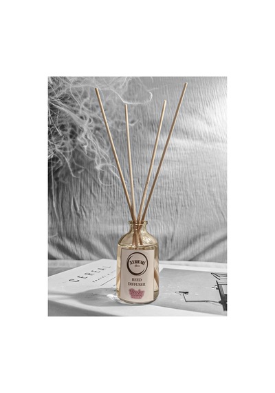 Oda Kokusu Diffuser Set Egzotik Kavun Kokusu Bambu Çubuklu Özel Koku Diğer