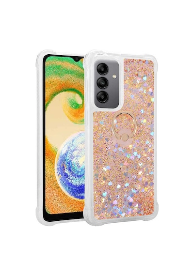 Zore Samsung Galaxy Uyumlu A04s Kılıf Omsy Milce Kapak - Gold