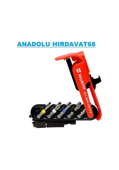 Würth Tornavida Bits Uç Seti Lokma Cırcır Set 12pcs Germany