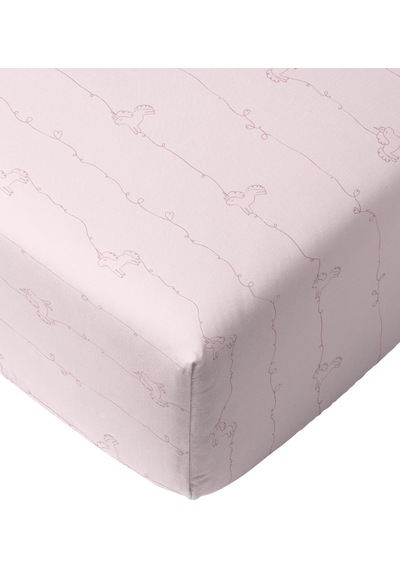 Astra Line%100 Organik Pamuk Saten Çocuk Lastikli Çarşaf Seti 100 X 200 Cm