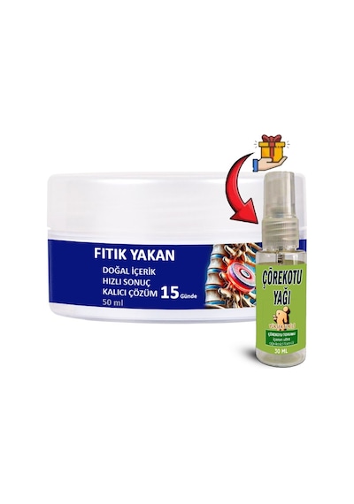 Fıtıkyakan 1 Tane 50 Ml Krem + Çörek Otu Yağı
