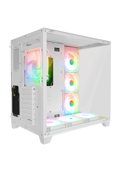 Rampage Arcturus 750w 80+ Beyaz 7 12cm Rgb Fan Oyuncu Bilgisayar Kasası