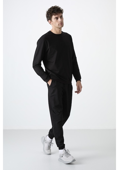 Tommy Life Keith Siyah Basic Erkek Eşofman Takım - 85231 Siyah