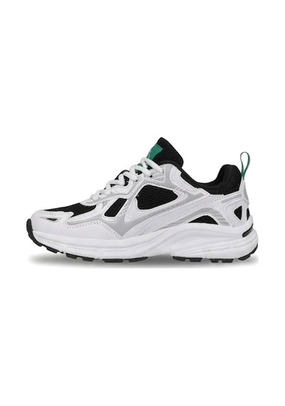 Kappa Kp-1017z Porto Riko Kadın Klasik Sneaker Beyaz - Siyah Beyaz - Siyah