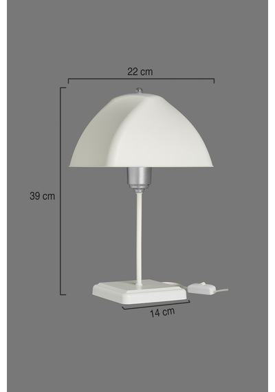 Karmen Abajur -retro Modern Mantar / Kubbeli Komodin Lambası - Salon,oturma Odası, Antre,yatak Odası, Ofis Başucu Masa Lambası Beyaz - Krom Kuka Beyaz - Krom Kuka Karmen Abajur -retro Modern Mantar / Kubbeli Komodin Lambası - Salon,oturma Odası, Antre,yatak Odası, Ofis Başucu Masa Lambası Beyaz - Krom Kuka Beyaz - Krom Kuka