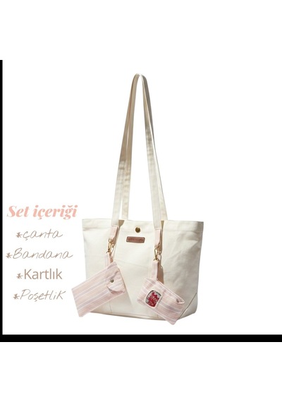Atolyee.zuzu Evden Çıkmadan Önce Seti Köpek & Kedi Bandanası + Dışkı Poşeti Çantası + Kart Cebi