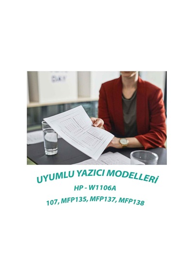 Mfp 135w 106a 107w 107a - 1000 1k Sayfa Verimli 137,138 Muadil Toner