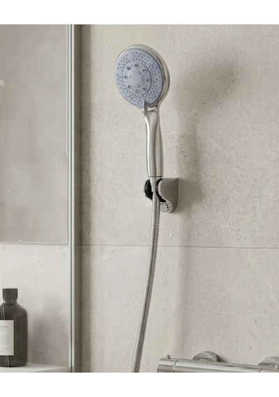 Hubrendy Tekno Çok Fonksiyonlu 4 Kademeli El Duşu Seti Spiral Hortumlu Banyo Duş Başlığı Diğer
