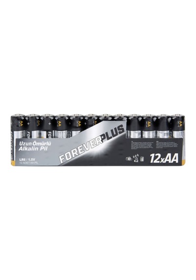 Forever Plus Alkalin Kalem Pil 12'li - 8 Adet Tarı