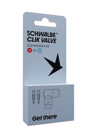 Schwalbe Click Valve Conversion Kit Siyah