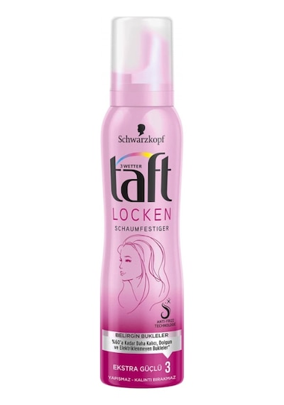 Taft Locken Bukle Belirginleştiren Ekstra Güçlü Saç Köpüğü 150 ML