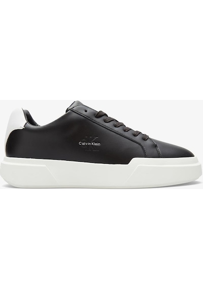 Calvin Klein Chunky Cupsole Lace Up Erkek Siyah Sneaker-13290 Siyah
