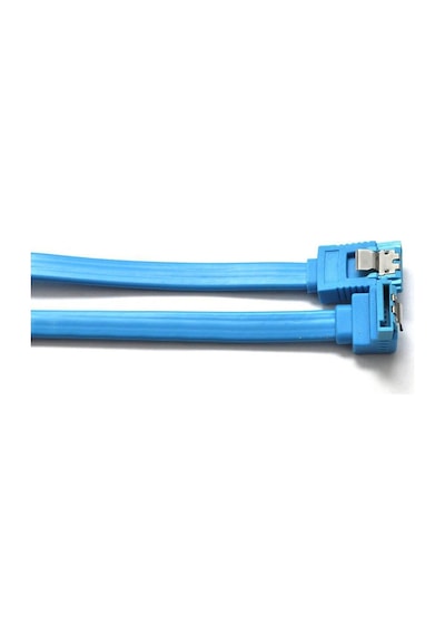 Koodmax Sata 3.0 Data Kablosu Mavi - Sata 3.0 L Tipi Veri Kablo - 2 Adet - 41.5 Cm